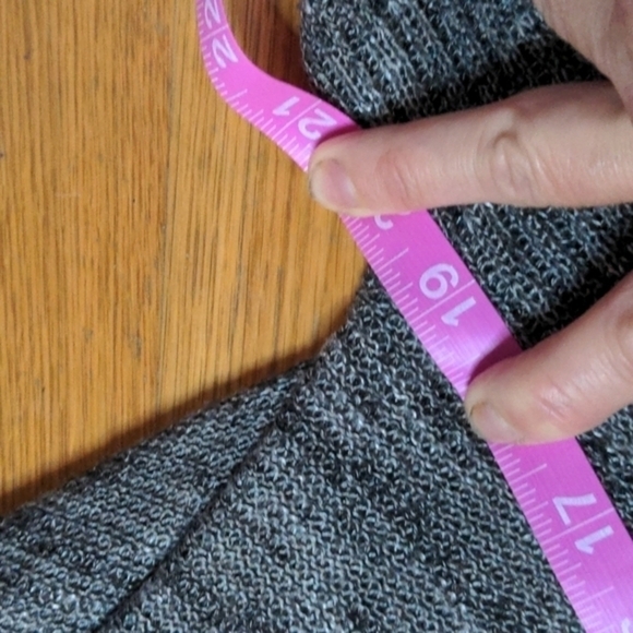 Mossimo Medium Gray Cozy Knit‎ Hooded Duster Sweater - Picture 9 of 10